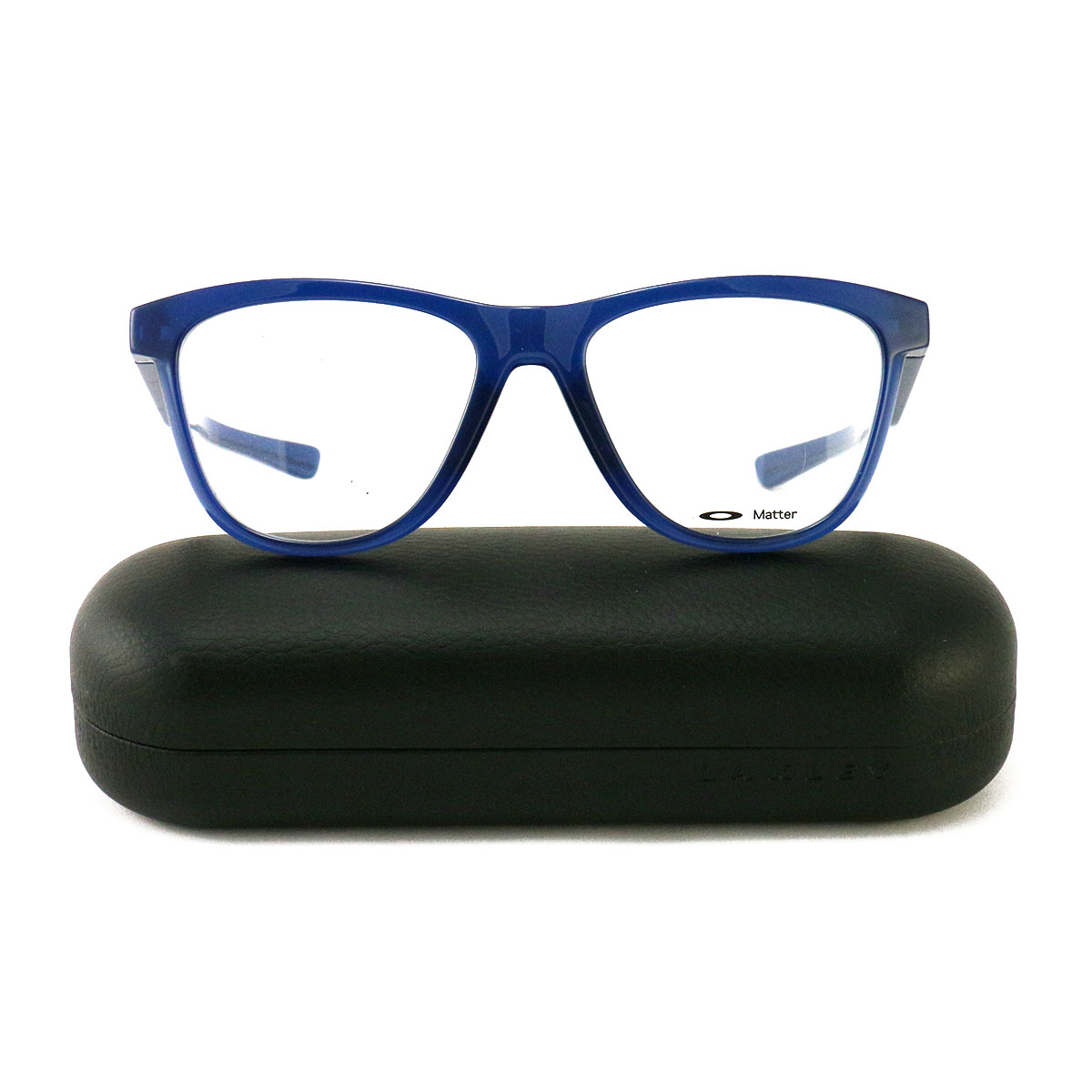 Oakley Grounded Frosted Navy Eyeglasses OX807005 Demo Lens 53 17 136