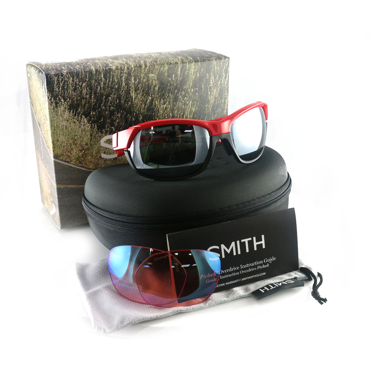 Smith Overdrive Men/'s Sunglasses 003//XB Black//Silver 61 17 135 ChromaPop