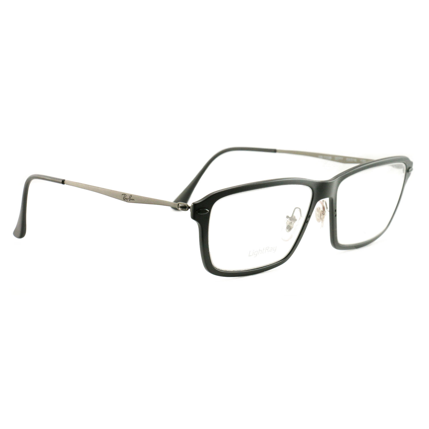 Ray Ban Men's Eyeglasses RX7038-2077 Black 55 16 135 Demo Lens Ligth ...