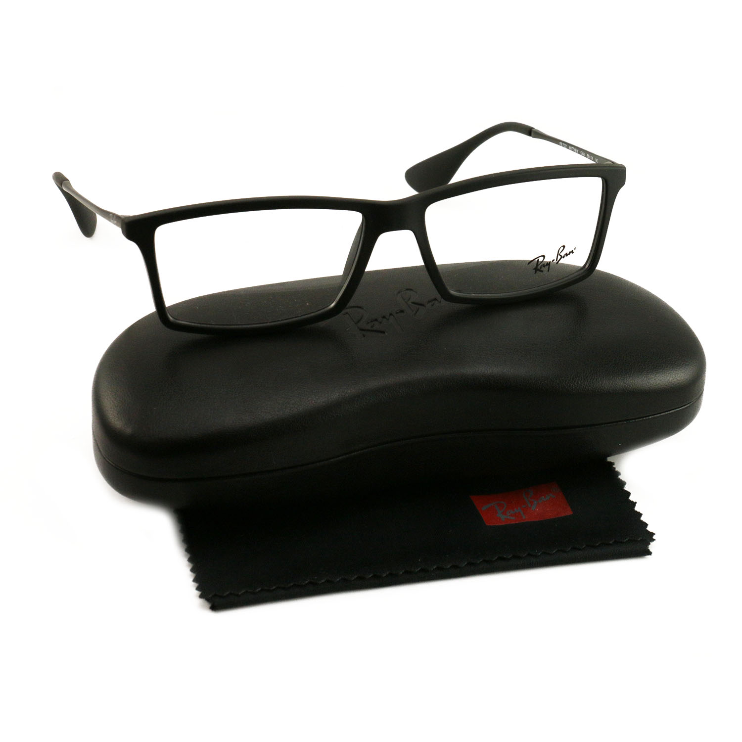Ray-Ban Men's Eyeglasses RX7021 MATTHEW 5364 Black 55 14 140 Full Rim ...