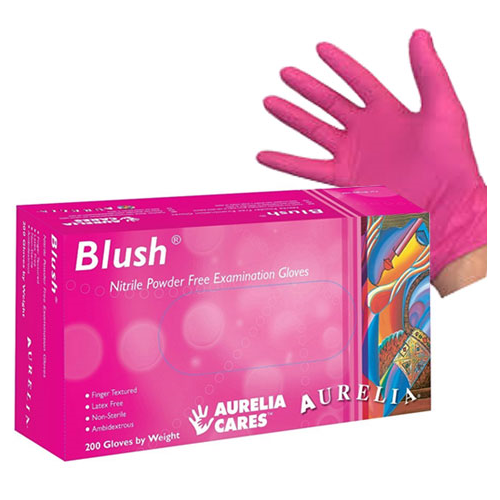 Supermax Aurelia Blush Nitrile Gloves Size Medium 78887 eBay