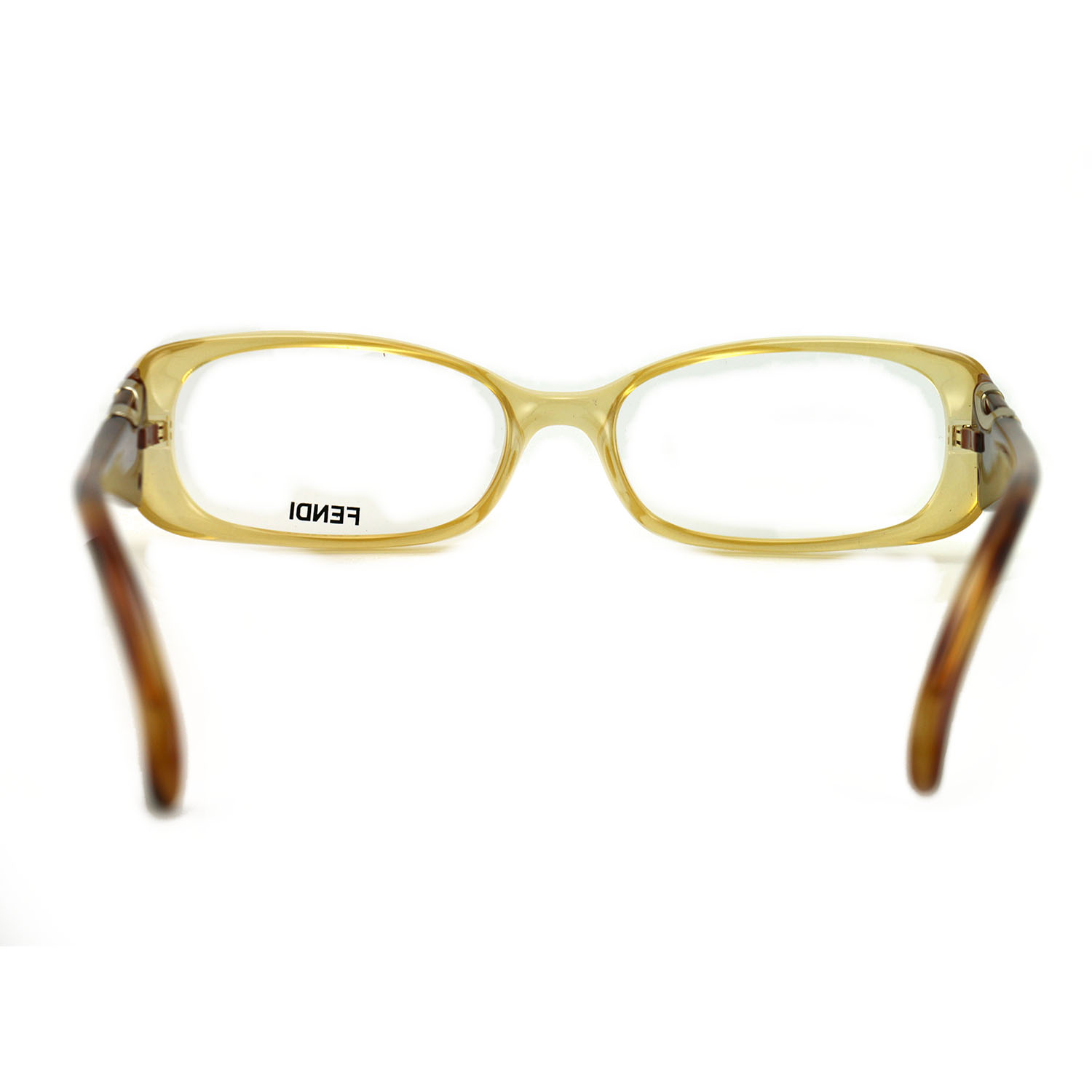 Fendi Women's Authentic Eyeglasses FF 847 832 Gold Frame Glasses 53 16 ...