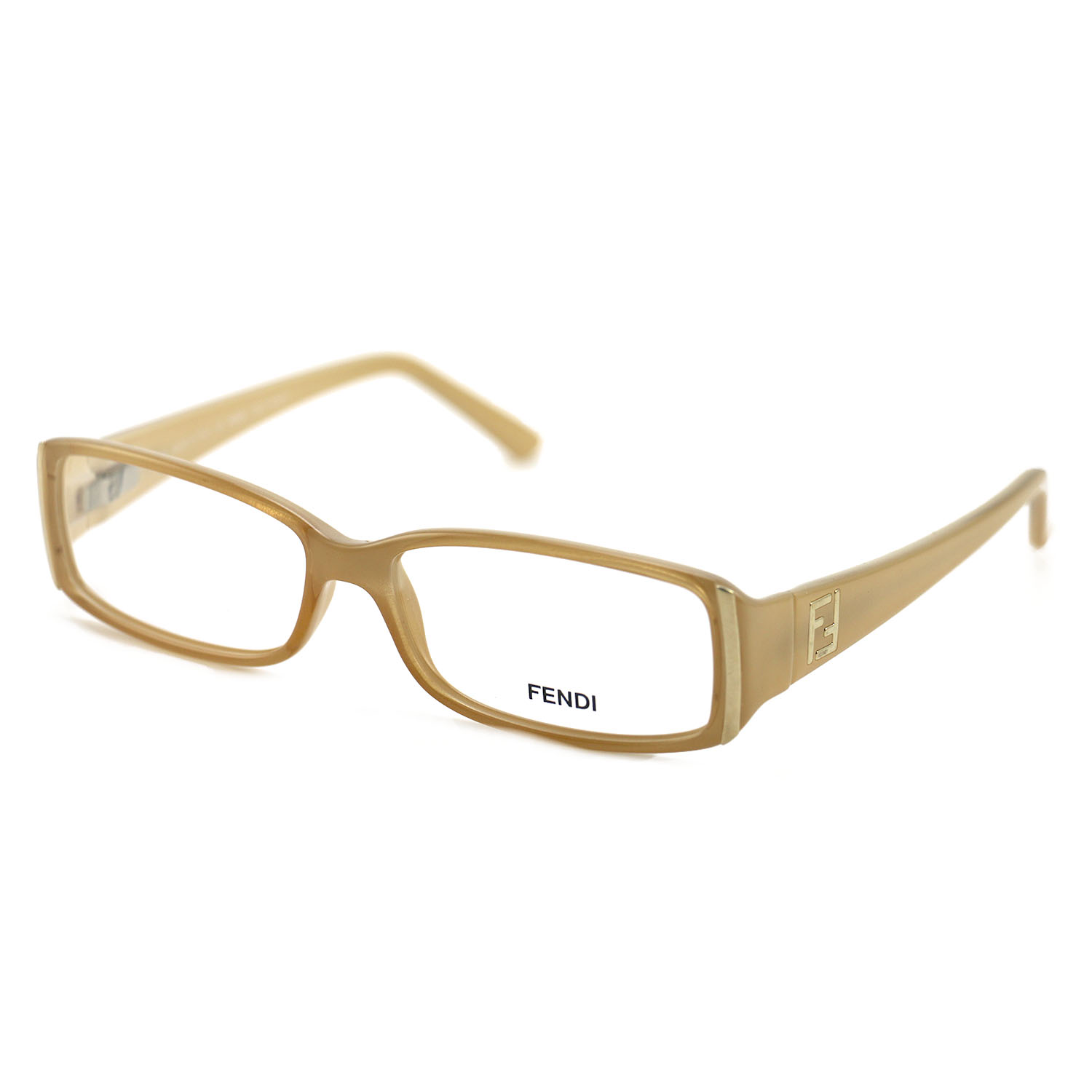 Fendi Womens Eyeglasses F862 260 Beige 53 14 130 Frames Rectangular | eBay