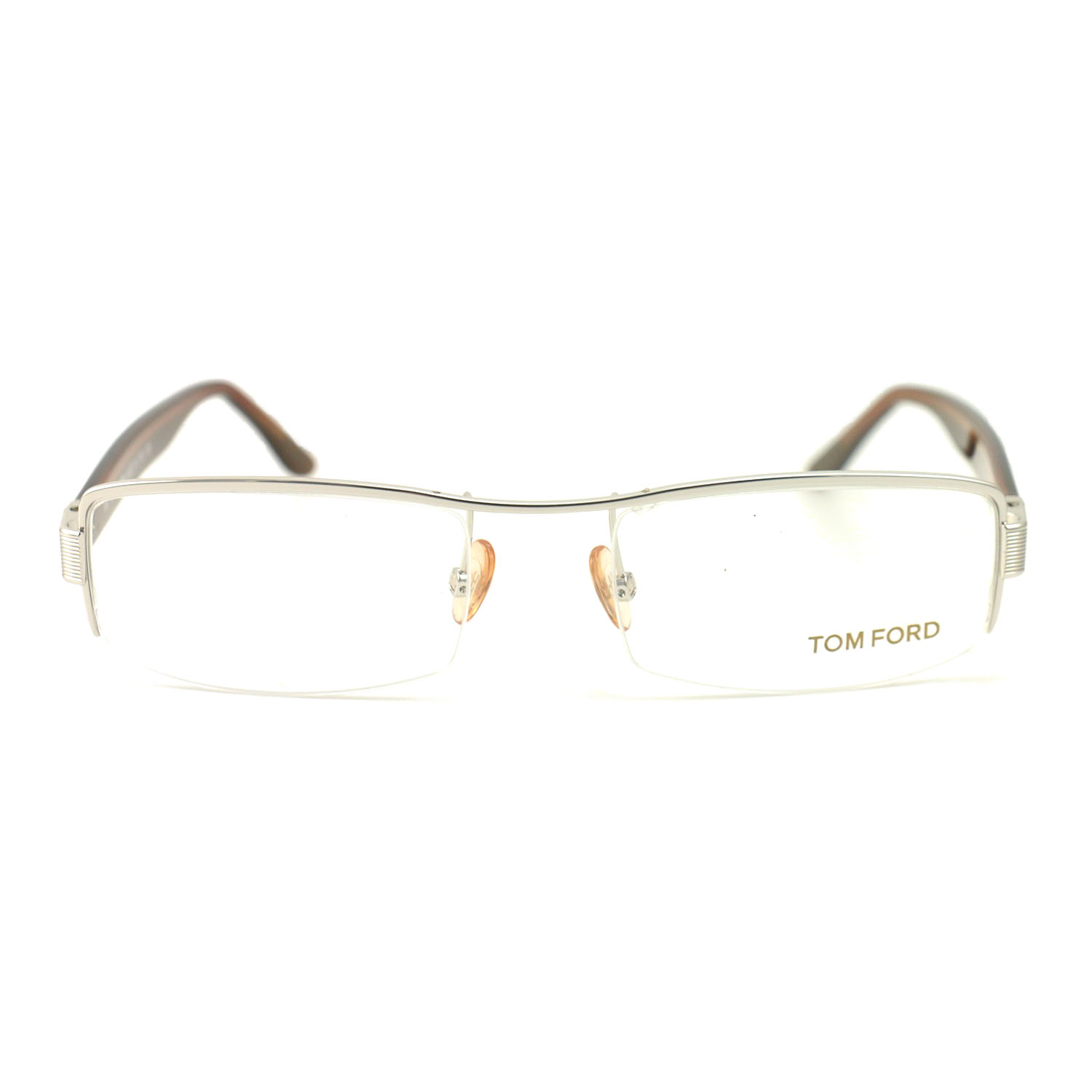 Tom Ford Unisex Eyeglasses TF5093 107 Silver 53 18 135 Rectangle | eBay