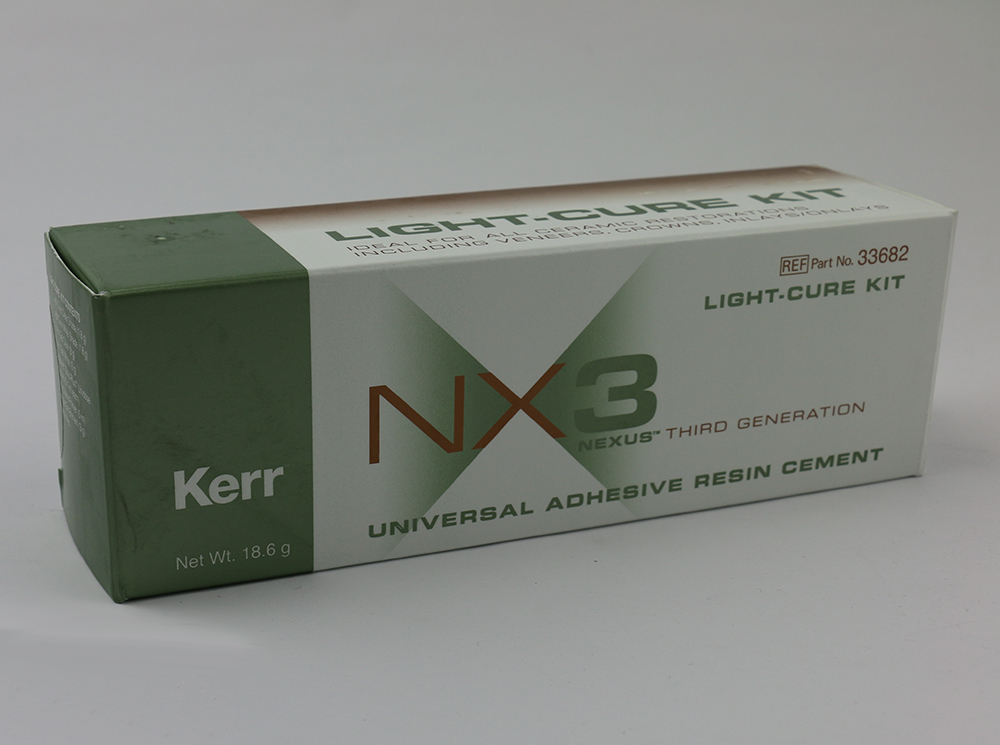 Kerr NX3 Universal Adhesive Resin Cement Light Cure Kit 33682 eBay