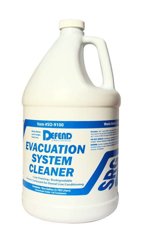 Defend/Mydent SRG Evacuation System Cleaner Gallon Bottle Gallon SO